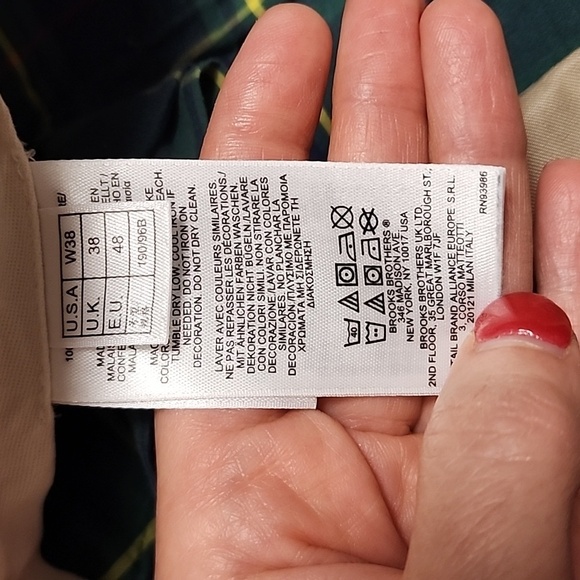 Brooks Brothers size 38 St. Andrew's Links Golf Shorts performance flat front - Picture 8 of 8